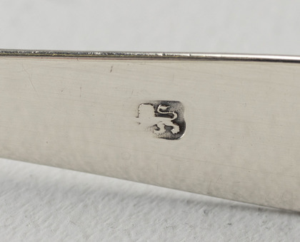 Hester Bateman Adam Style Silver Sugar Tongs